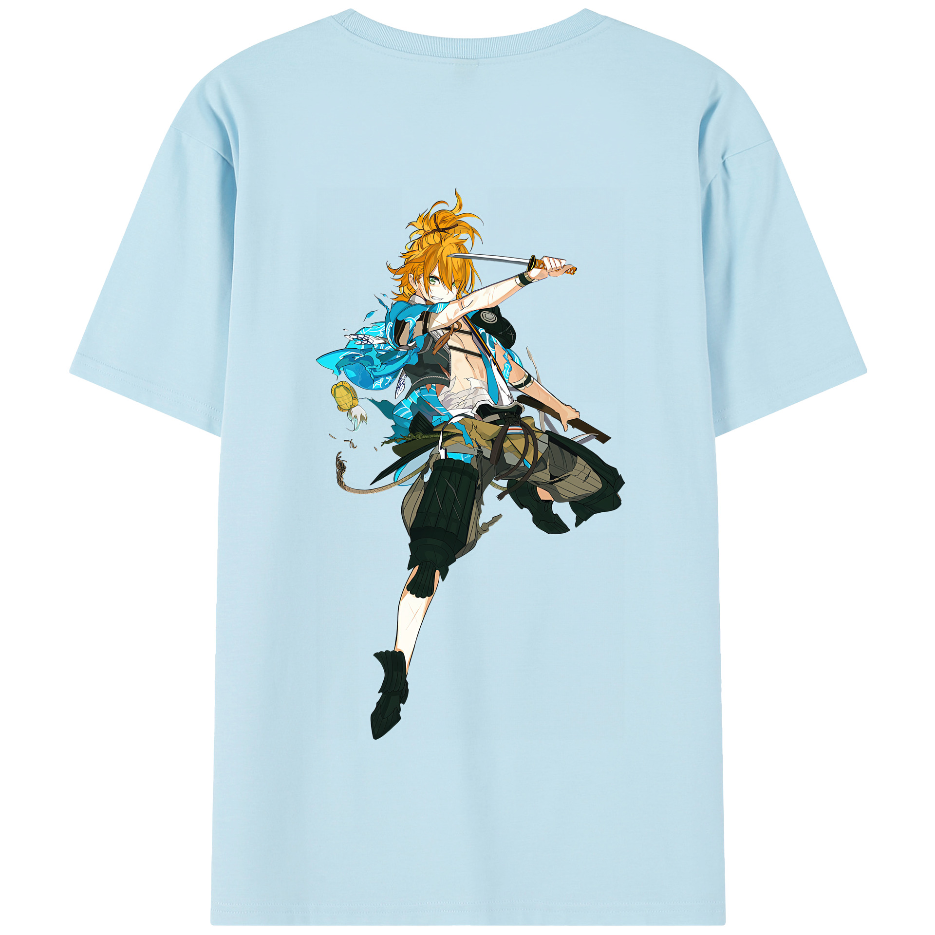 （画像用） 刀剣乱舞 Touken Ranbu 綿100％半袖Tシャツ（背面プリント）
